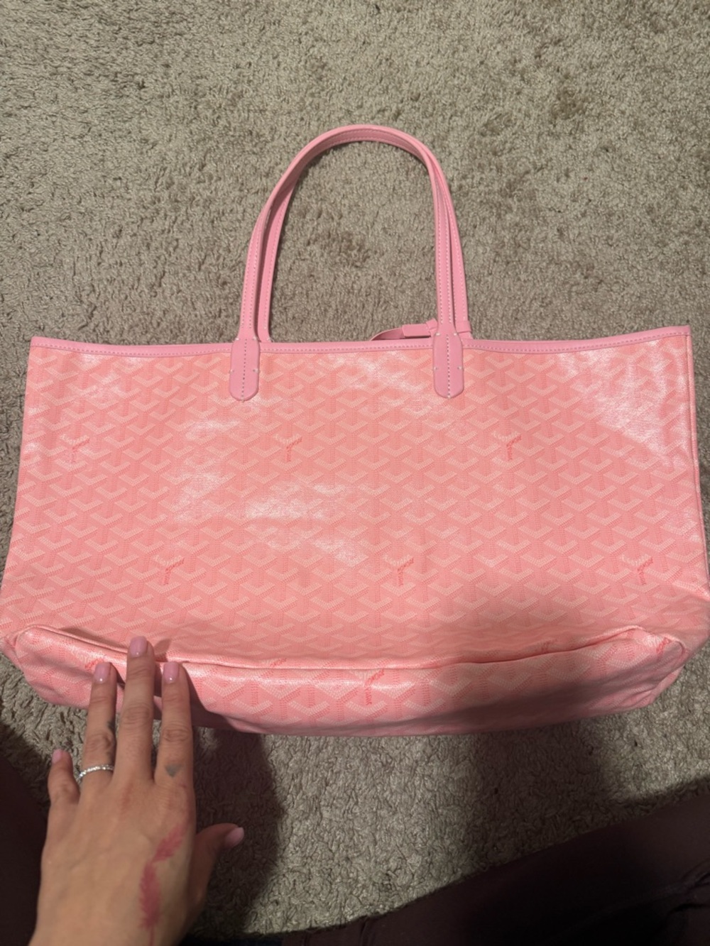 Goyard Pink Saint Louis PM Tote